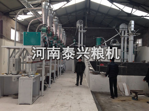 鄭州地區(qū)10噸級(jí)石磨面粉機(jī)安裝案例